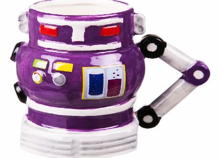 Purple Robot Mug