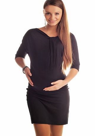New Maternity Batwing Dress Tunic Pregnancy Clothing Size 8 10 12 14 16 18 6407 Variety of Colours (8/10, Beige)