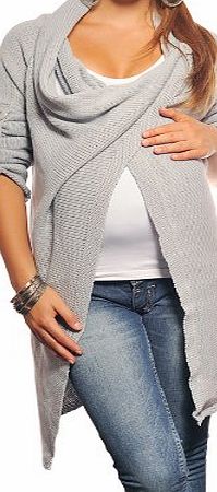 New Maternity Cardigan Pregnancy Coat Wear Size 8 10 12 14 16 18 9001 Variety of Colours (One size (10-16), Cream)