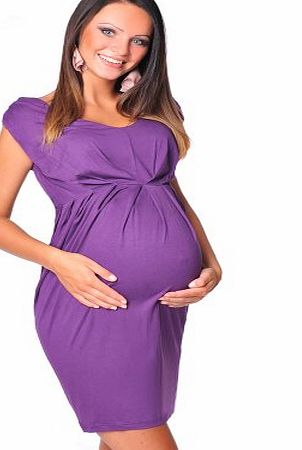 Purpless Maternity New Stunning Sleeveless V Neck Maternity Dress 8437 Variety of Colours (14, Black)