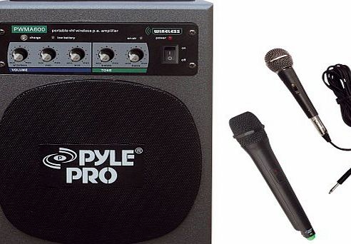 Pyle-Pro PWMA600 Portable Wireless Microphone System