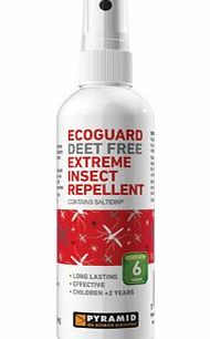 Pyramid Ecoguard Extreme DEET FREE Insect Repellent - 120ml
