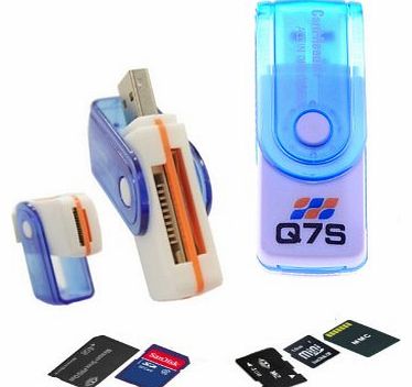 Q7S All in One USB Memory card reader for almost all types of Memory cards