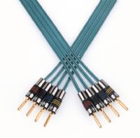 QED Profile 4 x 4 Bi-Wire Speaker Cable - 10 Metres- : 4 at one end 2 at the other