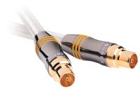 QED Qunex TTV Coaxial Aerial Connector Cable - 1.5 Metre