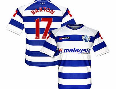 Lotto 2011-12 QPR Home Football Shirt (Barton 17)