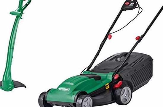 Qualcast 1300W Electric Mower and 320W Grass Trimmer