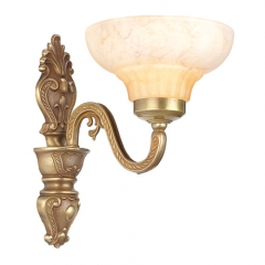Harriet English Antique Brass Single Wall Light