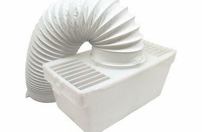 Qualtex Beko amp; Amica Tumble Dryer Indoor Condenser Vent Kit Box With Hose