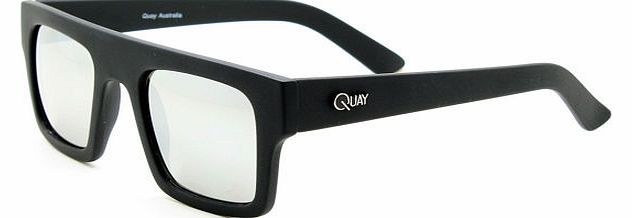 Womens Quay Maboo Sunglasses - Black/Mirror