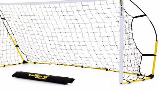 Quick Play Sport Kickster Academy Ultra Portable Football Goal - Yellow, 8 x 5 ft