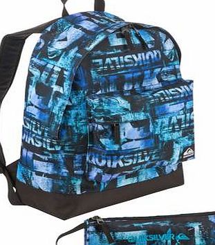 Quiksilver Backpack and Pencil Case Set - Blue