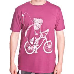 Bike Bones T-Shirt - Berry