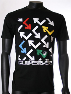 Quiksilver Clothing Eco Blizzard T-Shirt Black