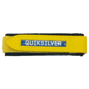 Mens Quiksilver Velcro Watch Strap. Block Yellow
