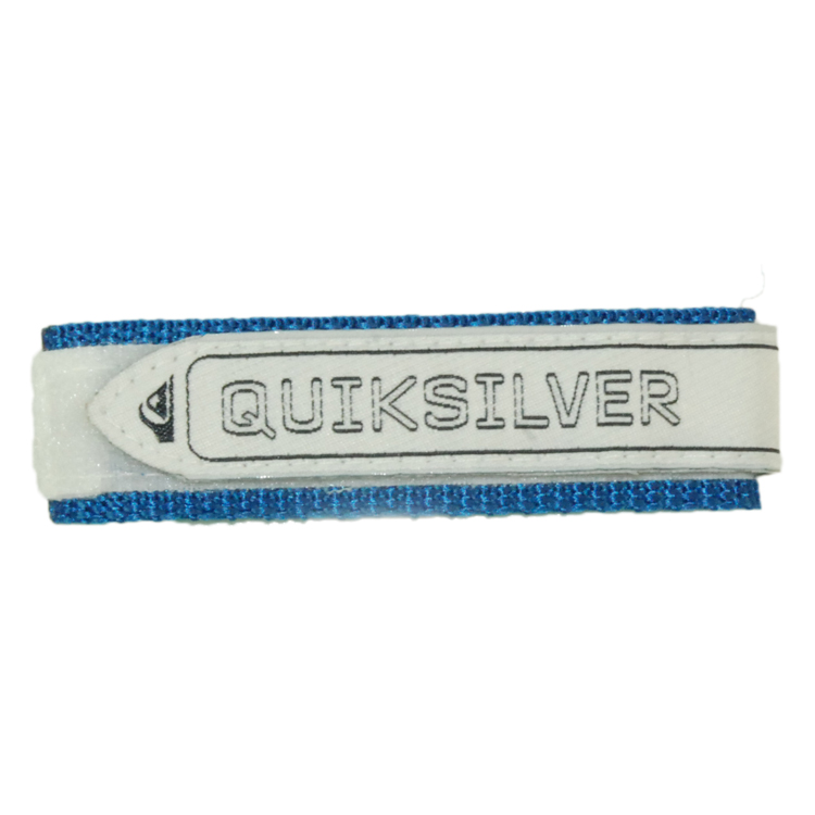Mens Quiksilver Velcro Watch Strap. Boarder White