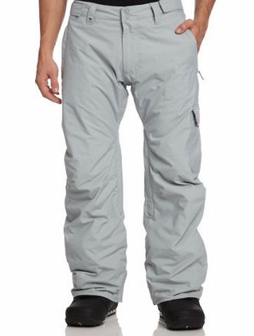 Quiksilver Mens Planner 10K Snow Pant - Grey, Large