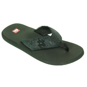 Quiksilver Mens Quiksilver Abyss Flip Flops. Black