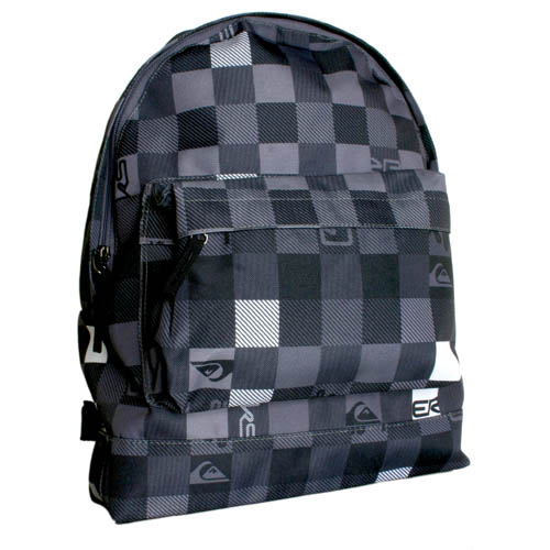 Mens Quiksilver Check Me Out Backpack Grey