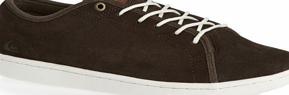 Quiksilver Mens Quiksilver Cove Suede Trainers - Brown/white