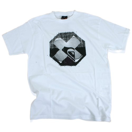 Mens Quiksilver Tropical Low Tee White