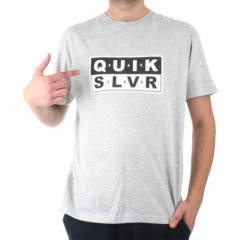Mens Quiksilver Wipeout Tee Grey Heather
