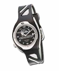 Quiksilver Shark Dato Black Strap Watch