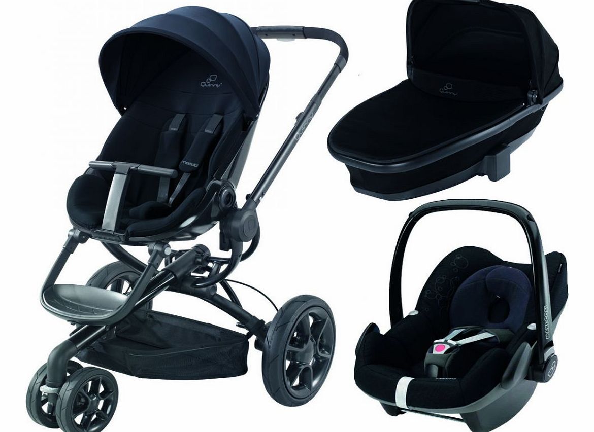Quinny Moodd Pebble 3 in 1 Travel System Black