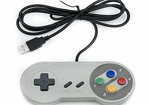 Qumox SNES PC game controller SFC GamePad for Windows PC USB Super famicom