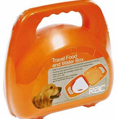 RAC Pet Travel Food and Water Box
