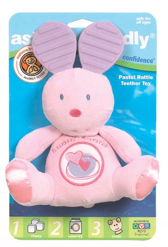 Asthma Friendly Teether Animal Pink Rabbit AF47600 Rainbow Designs