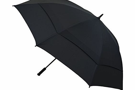 172cm (68``) Automatic Double Canopy, Patented Inner Net Design Windproof Golf Walking Umbrella with carrying sheath