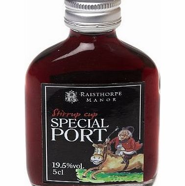 Raisthorpe Manor ``Stirrup Cup`` Special Port 5cl Miniature