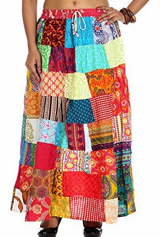 Rajrang Ladies Wear Designer Women Skirts Patchwork Long Skirt