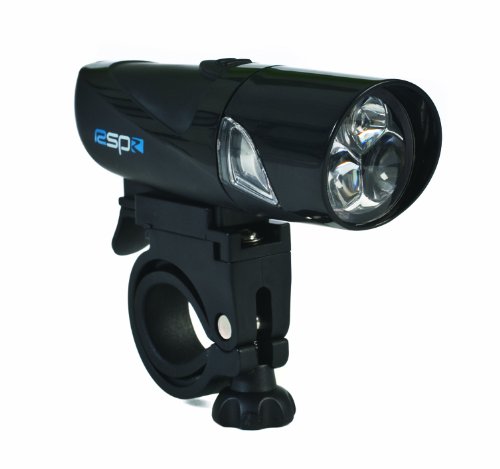 3 LED Front Bicycle Light - Black, 11 x 3.5 x 3.5 cm