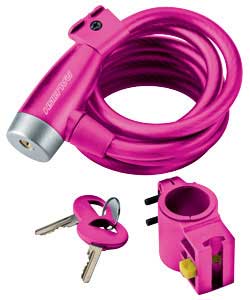 raleigh Pink Coil Lock