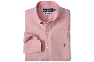 Custom Fit Down Button Oxford Shirt