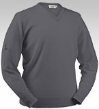 Glenbrae Golf Lambswool Sweater Grey M