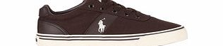 Ralph Lauren Mens Hanford dark brown sneakers