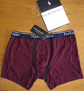 Polo - Cotton/Lycra Stripe Boxer Shorts