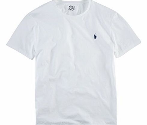 Polo Ralph Lauren - White Logo Crew Neck T-Shirt - Mens - Size: M