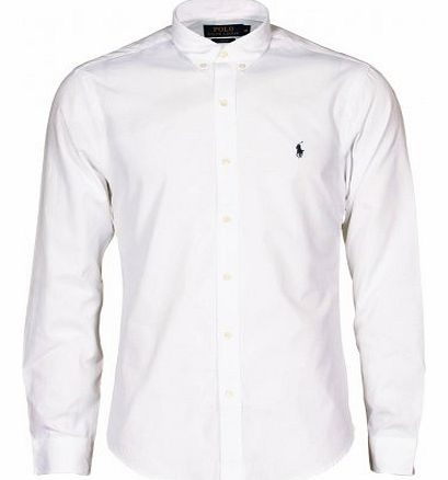 Polo Ralph Lauren poplin button down collar shirt White S