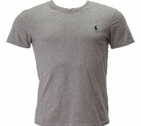 POLO RALPH LAUREN SMALL PONY CLASSIC FIT CREW NECK T- SHIRTS (XX Large, Grey)