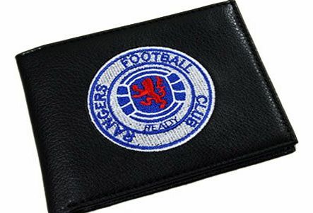 Rangers F.C. Rangers FC Crest Leather Wallet - Official Merchandise Executive Gift 7000