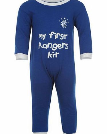Rangers Football Club Home Kit Sleep suit Infant Royal/White 12-18 Mnth