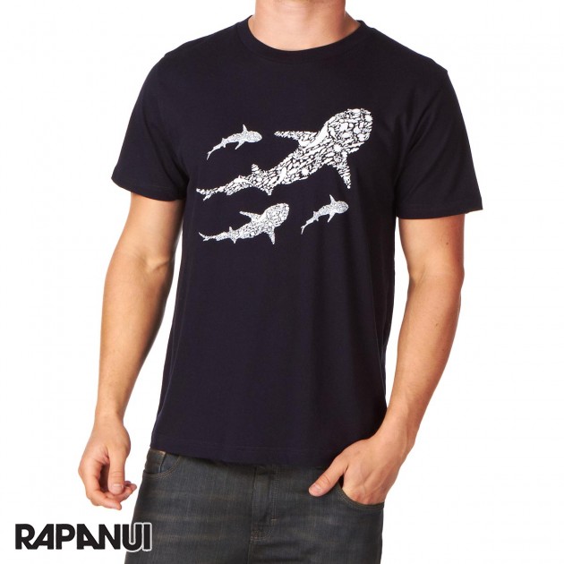 Mens Rapanui Save Our Seas T-Shirt - Blue