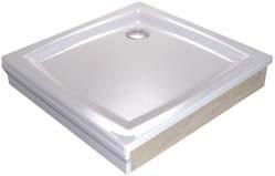 Perseus Raised Square Shower Tray with Panel