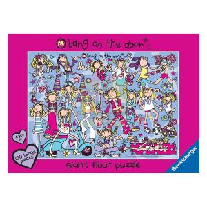 Bang On The Door Friends Floor Puzzle 100 Piece Jigsaw Puzzle