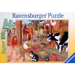 Ravensburger Daily Routine In The Stable 100 Piece jigsaw Puzzle