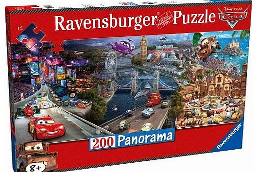 Disney Cars Panoramic Puzzle (200 Piece)